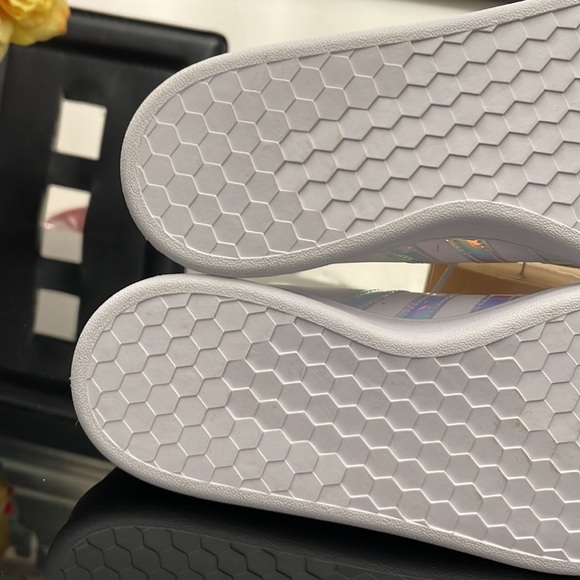 ADIDAS NEO WHITE FASHION RUNNING SNEAKERS WOMENS SIZE 7 - Picture 16 of 16